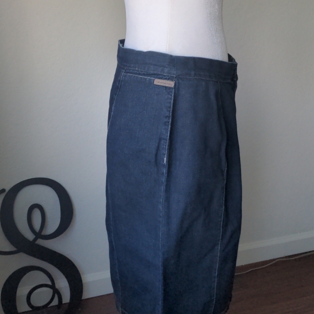 Calvin Klein Jean Skirt - Picture 3 of 14